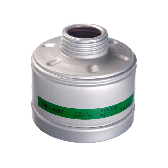 Dräger X-plore Gasfilter 940 K2 (EN 14387) Qualitätsfilter für Masken mit Rundgewinde RD40 (EN 148-1
