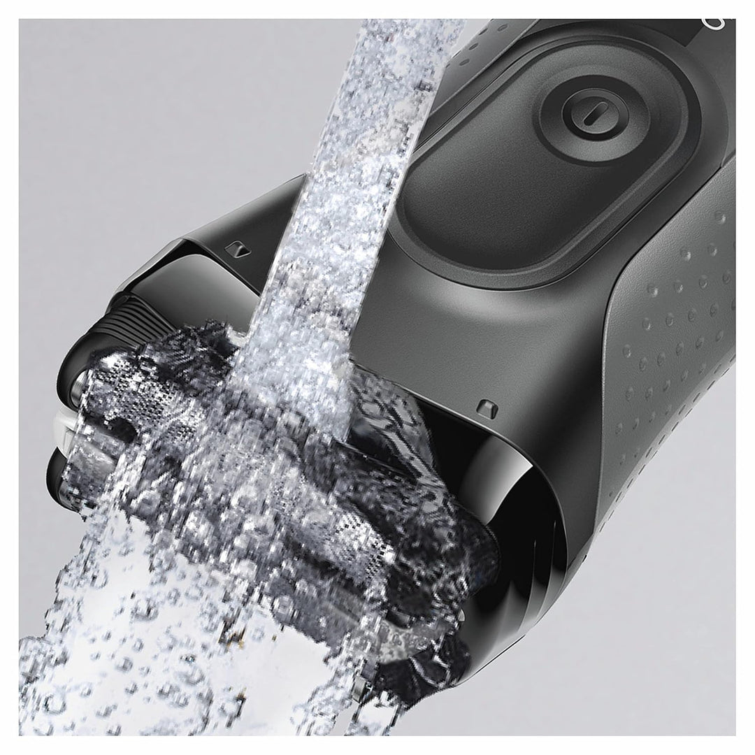 Braun Series 3 3-in-1 Elektrorasierer, Barttrimmer mit 5 Kammaufsätzen, Wet&Dry, 45 Minuten Akkulauf