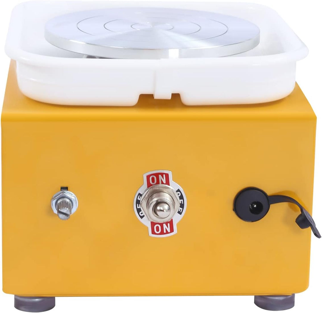 24W Elektrische Töpferscheibe 2000U/min Keramik Rad Maschine mit 10cm Drehteller & Abnehmbarem ABS-B