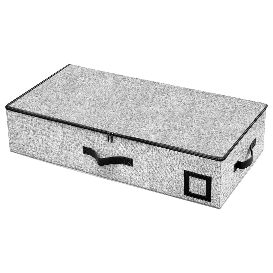 Gabbrielli Home & More Unterbettkommode – 1200D Leinen, faltbar & stabil, Deckel, Reissverschluss, S