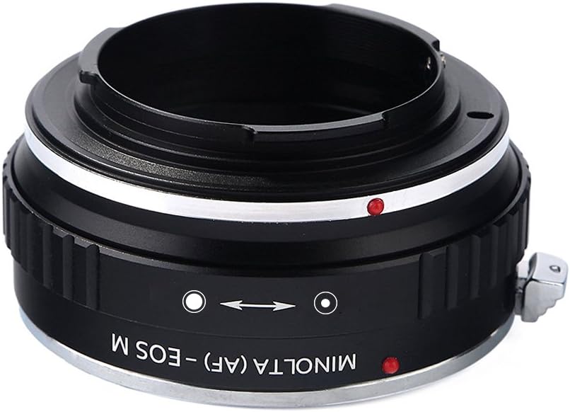 K&F Concept Minolta(AF) - EOS M Objektivadapter Objektiv Adapterringe für Minolta(AF) Mount Objektiv