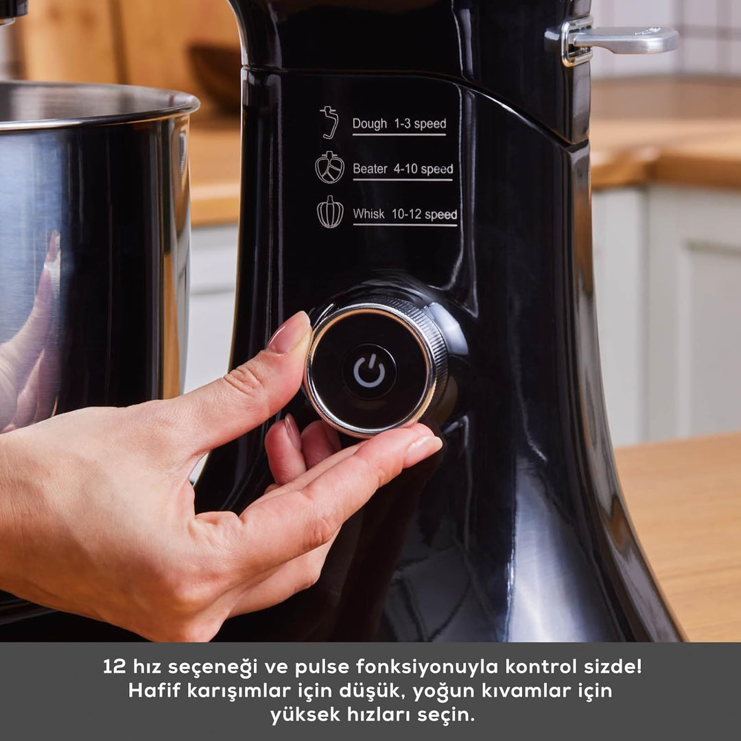 Karaca Pro Artisan Timer Küchenchef Black 1600W 5 Liter