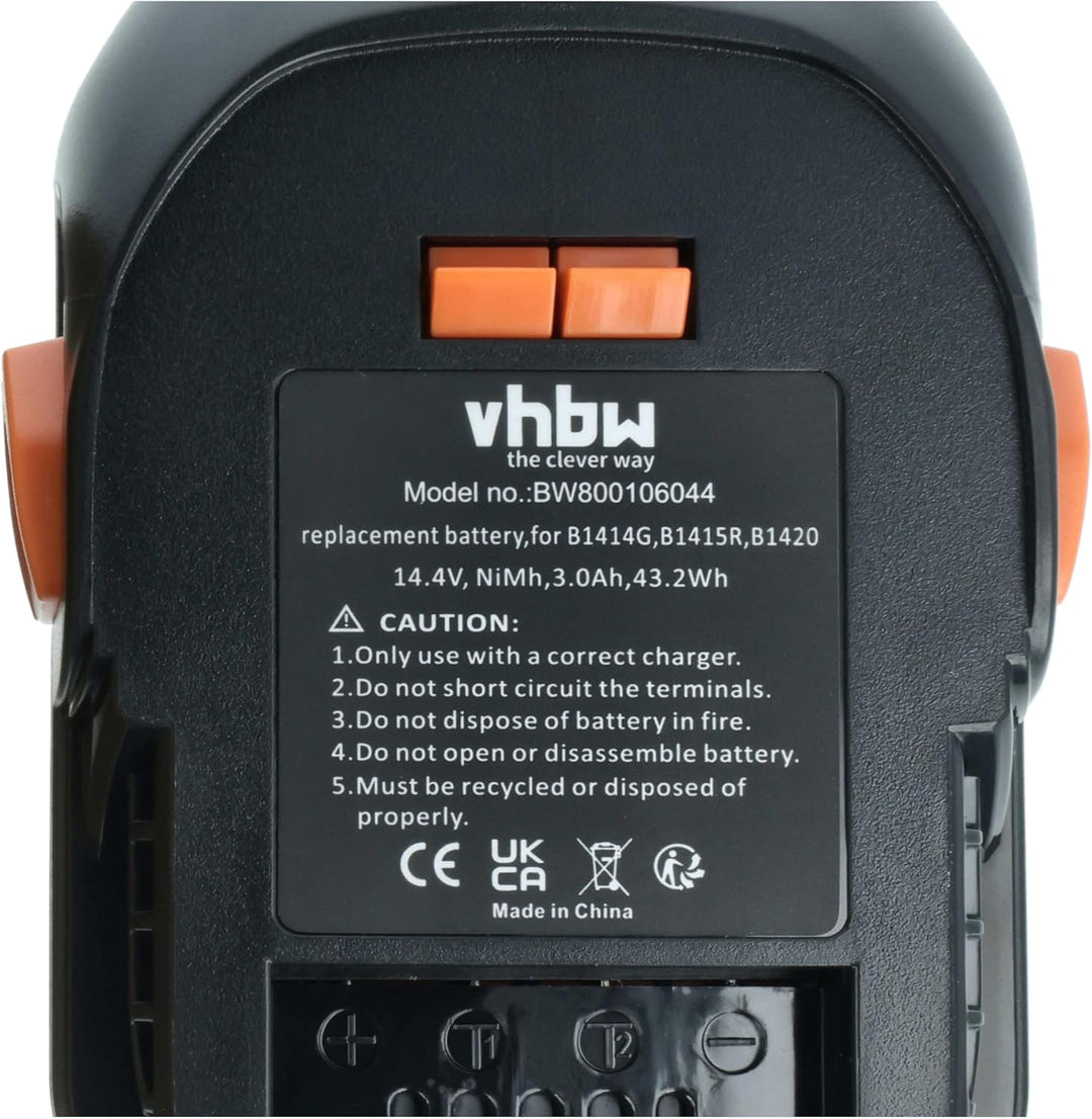 vhbw 2X Akku kompatibel mit AEG BBM 14 STX-R | BSB 14 G, BSS 14, BSB 14 STX, BSB 14 STX-R, BSB 14 ST