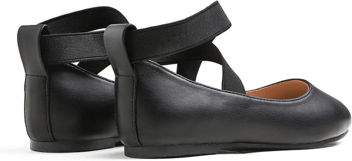Feversole Girls Cute Belt Dress, Mädchen süsses Kleid Mary Jane Schuhe weiche Party Urlaub Ballerina