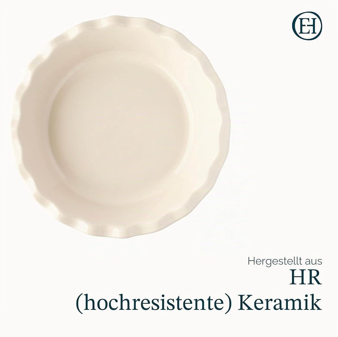 Taartvorm Ø260mm Emile Henry 6131-02 Argile Clay, Clay