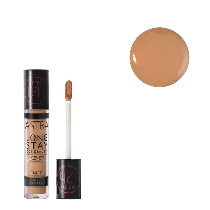 Long Stay Concealer 4,5 ml - Astra 03 Almond 1 stück (1er Pack) Mandelfarben, 1 stück (1er Pack) Man