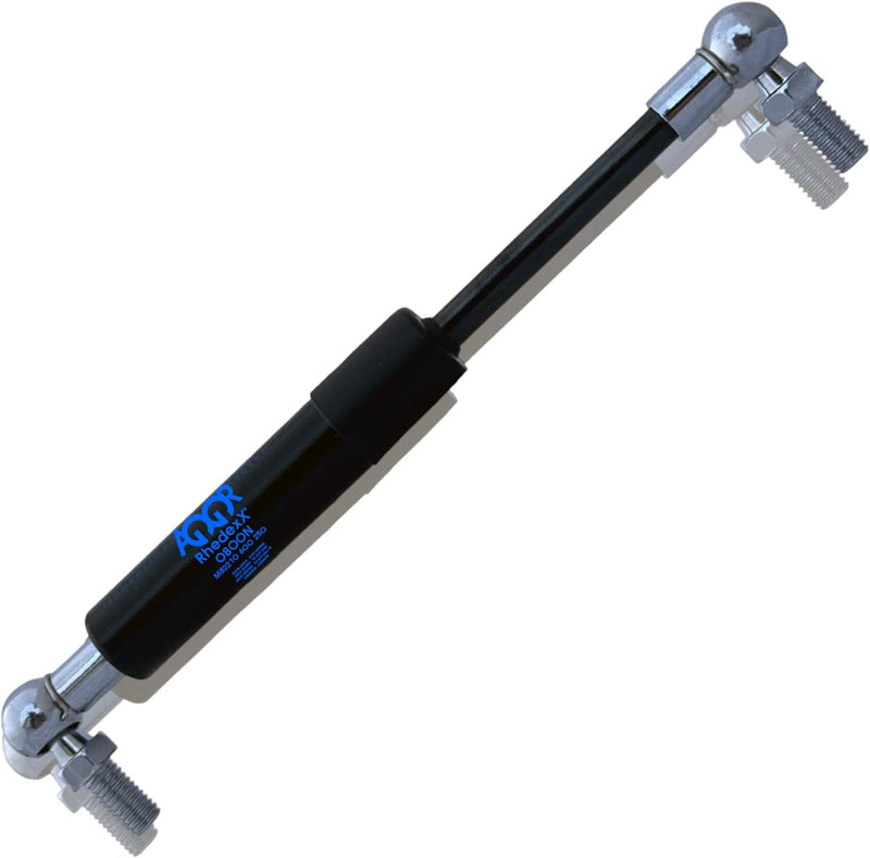 RhedexX® Gasdruckfeder Kugelkopf 600mm/250mm 100N-1.250N M8 Gewinde Gasfeder (1.15O N), 1.15O N