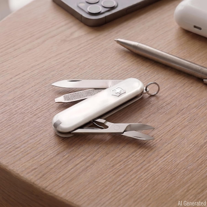 Victorinox Schweizer Taschenmesser, Klein, Classic SD, Multitool, Swiss Army Knife mit 7 Funktionen,