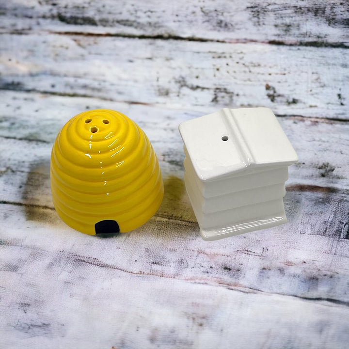 MIJOMA Salz- & Pfefferstreuer Set - Stilvolles Porzellandesign, Lebensmittelecht, Einfach zu Befülle