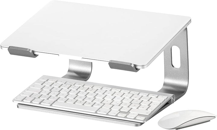General Office Notebook Halterung: Mobiler Alu-Notebook-Ständer für Geräte bis 40 cm (15,8"), dunkel