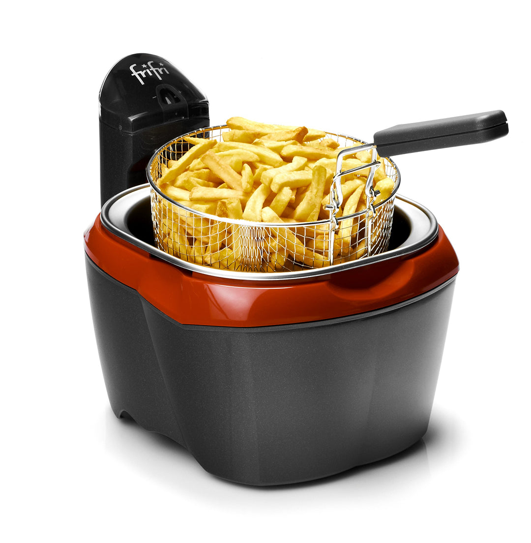 Frifri 918RR Fritteuse - Fritteusen (3l, 1 kg, Single, Schwarz, Rot, 3200W, 260 x 320 x 370 mm)