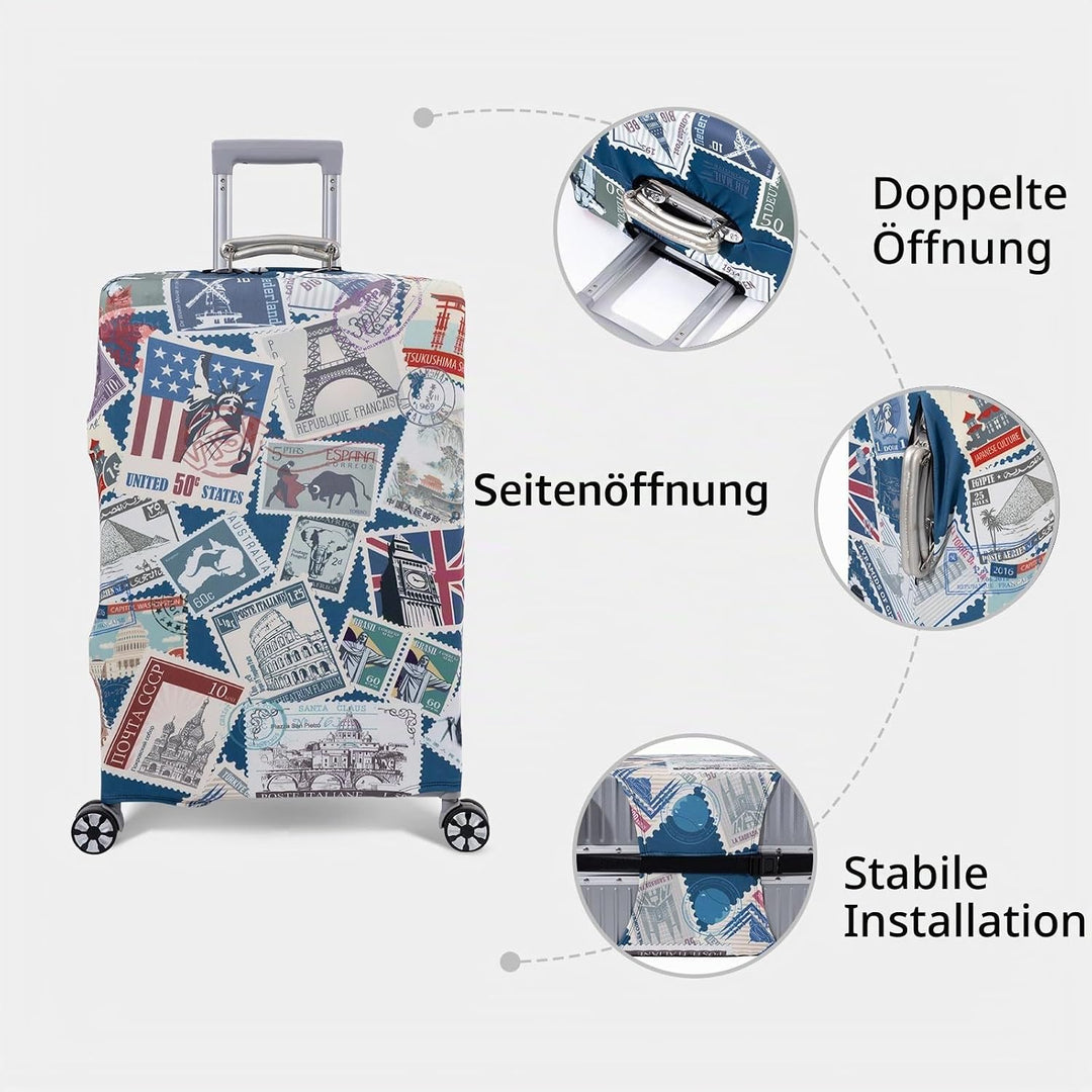 OrgaWise Kofferhülle Luggage Cover Gepäck Cover Gepäckabdeckung for Travel Luggage Schutzhülle Koffe