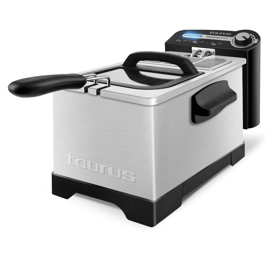 Taurus - Profi-Fritteuse | Ölfilter | 3 l | 2100 W | Ölfritteuse | Gastro | Professionell | Öl 3L|Mi
