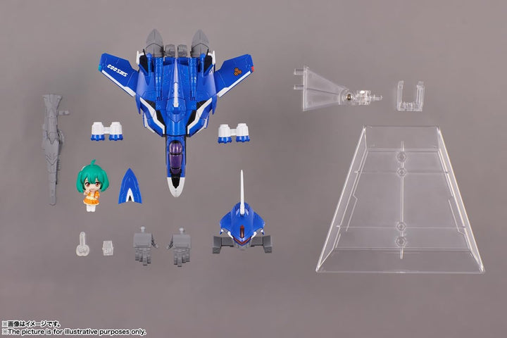 Tamashi Nations - Macross Frontier - VF-25G Messiah Valkyrie (Michael Use) with Ranka, Bandai Spirit