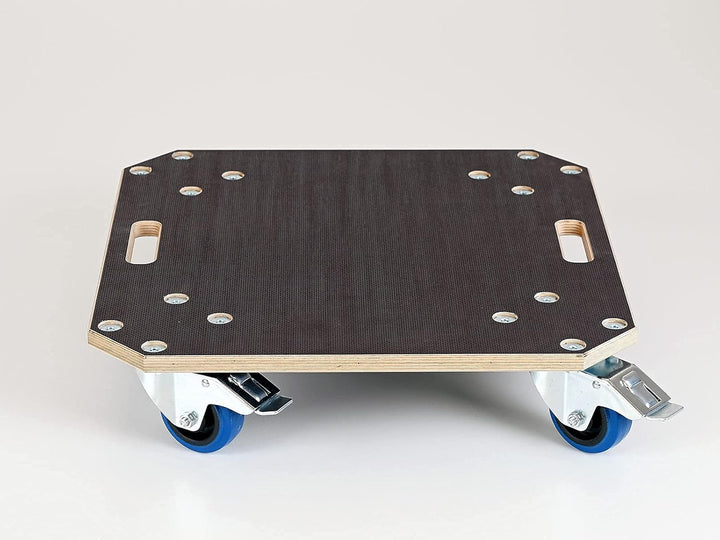 Rollbrett (Schwerlast) | Made in Germany | stabile Verarbeitung | 4 professionelle Vollgummirollen (