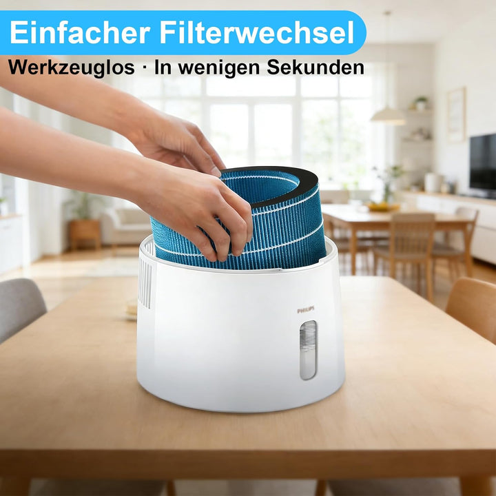 2 stück NanoCloud Befeuchtungsfilter für Philips Luftbefeuchter 2000 und 3000 Serie HU3918 HU2716 HU