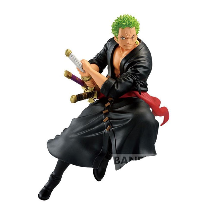 Banpresto Figur Statue One Piece Roronoa Zoro - Battle Record Collection - Höhe 17cm - Mehrfarbig