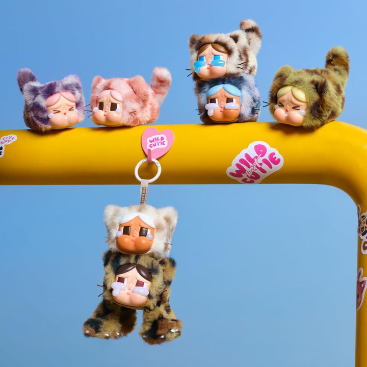 POP MART Crybaby Wild but Cutie Series - Vinyl Plush Pendant Anime Actionfiguren Sammelfiguren Samml
