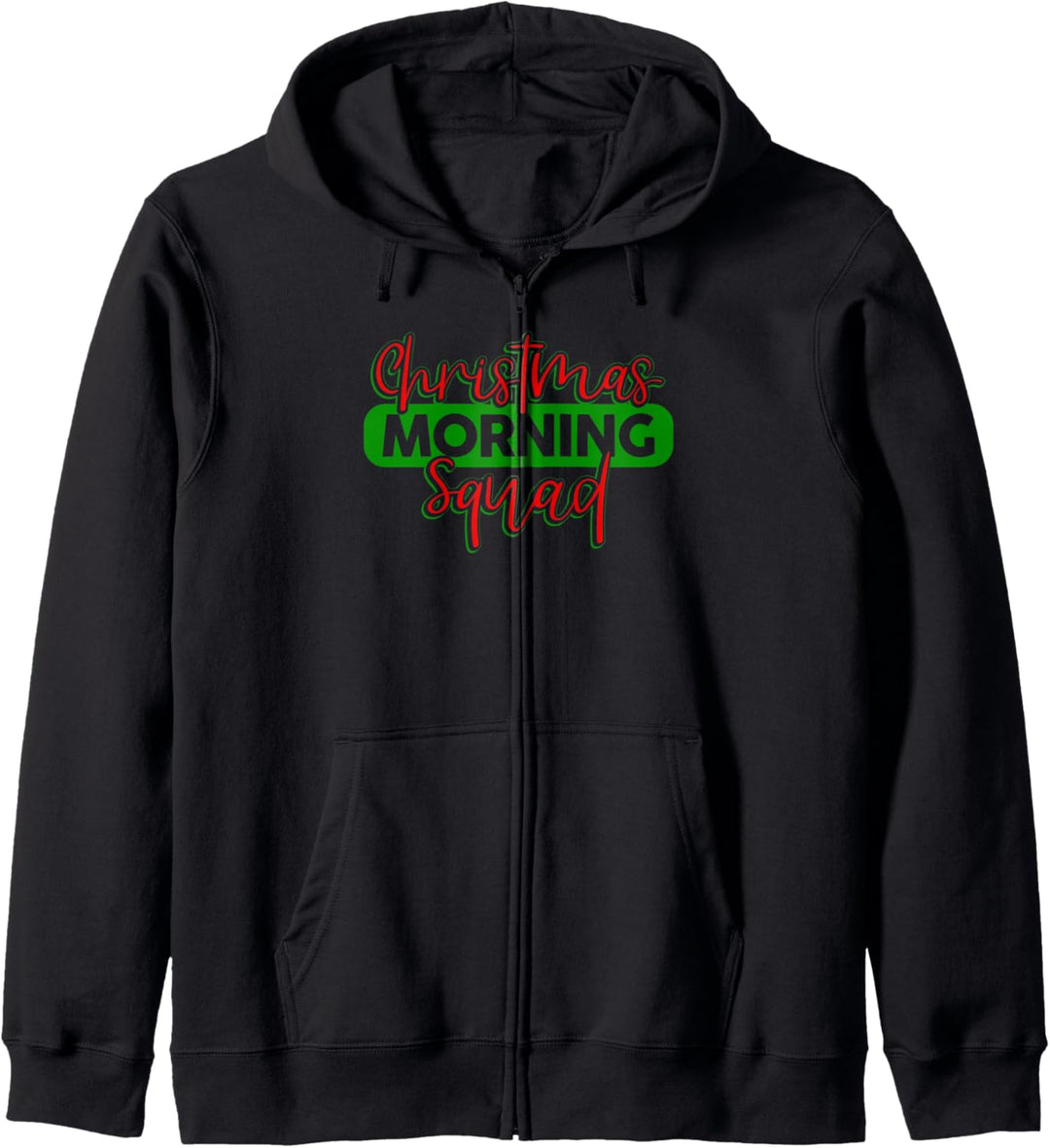 Funny Christmas Morning Squad Matching Pajama Gift Family Kapuzenjacke