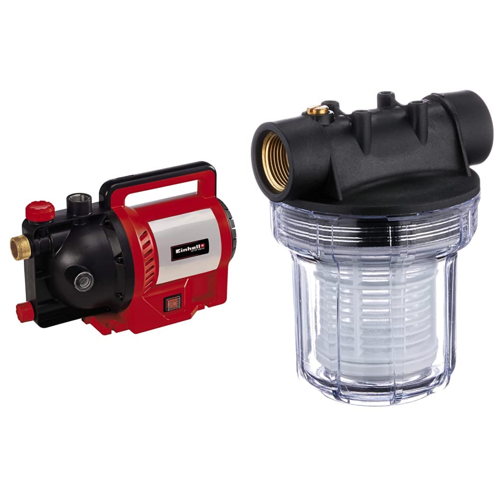 Einhell Gartenpumpe GC-GP 1250 N (1.200 W, max. 5000 L/h, max. Förderhöhe 50 m, Wasserfüllanzeige, W