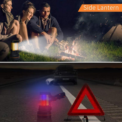 MAYTHANK Professionelle LED-Taschenlampe mit hoher Leistung, wiederaufladbar, USB, leistungsstarke T