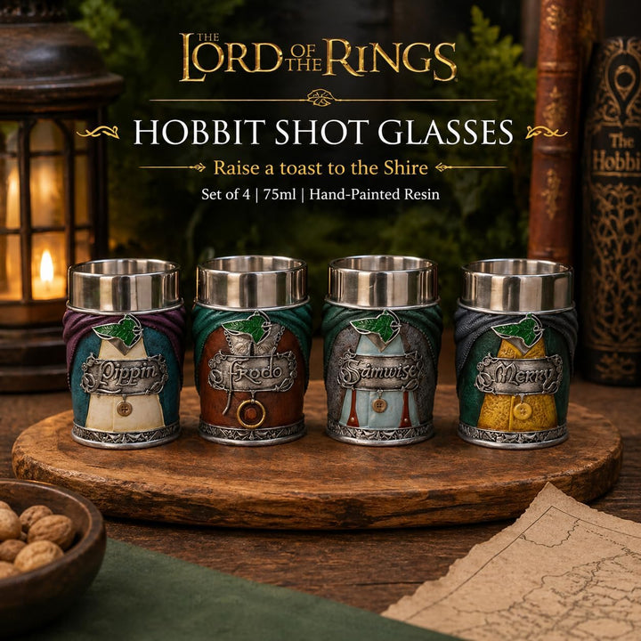 Lord of The Rings Hobbit Shot Glass Set