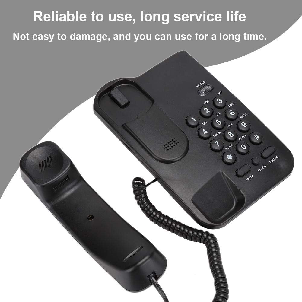 Hoteltelefon, KX-T3026CID Festnetztelefon Tragbares Englisches Telefon für das Home Office des Hotel