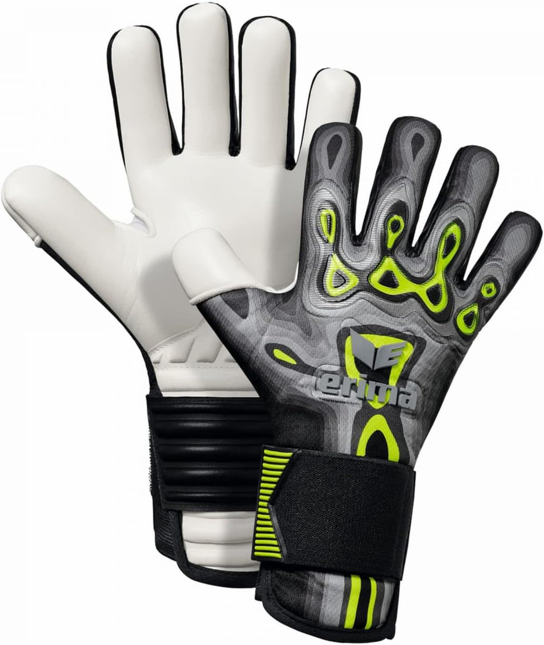 Erima Unisex Flex-ray Match Torwarthandschuh 8.5 schwarz/lime, 8.5 schwarz/lime