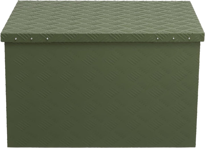 alubox Werkzeugkiste Riffelblech olive ABX-RL190G Aluminium 1,5mm Werkzeugkiste leicht und robust 19