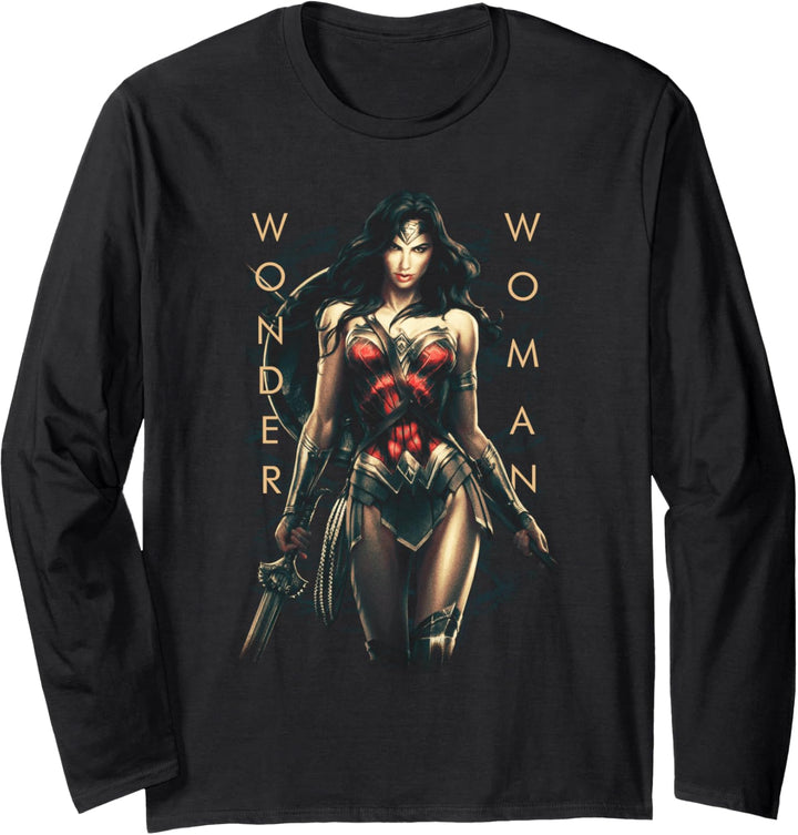 Wonder Woman Movie Armed and Dangerous Langarmshirt