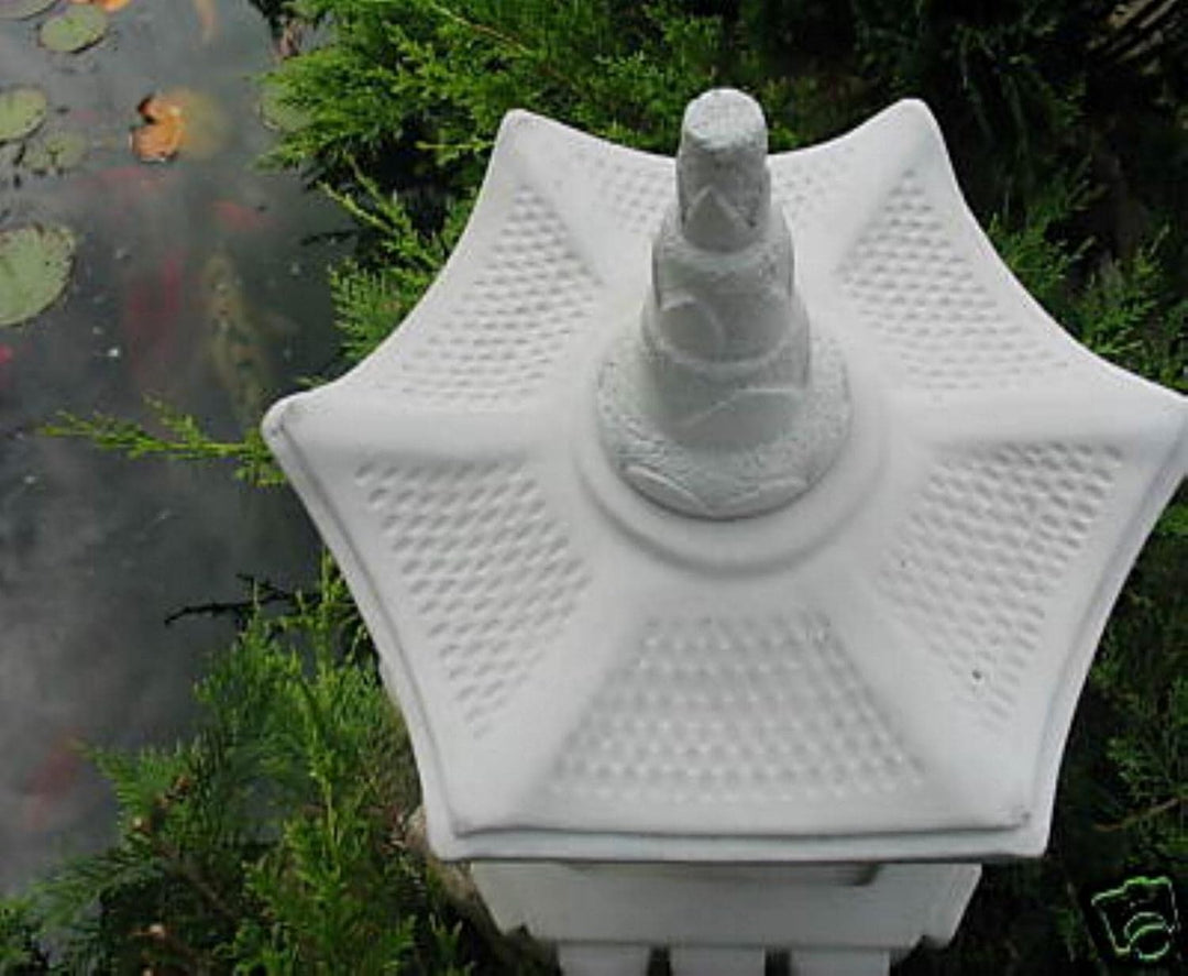 Vogelhaus japanische Steinlaterne Gartendeko