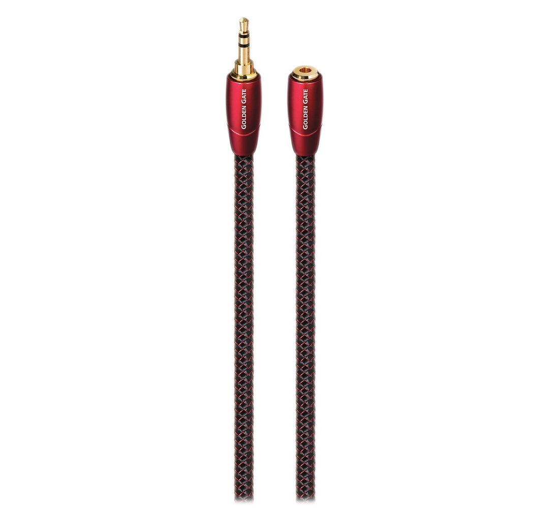 Golden Gate Audioquest 2 m-cavo Audio 3,5 mm, 2 m, 3,5 mm/3,5 mm), Farbe: schwarz