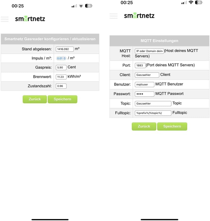 Smartnetz Smart Gas Reader BK4 / BK G4- WiFi mit TASMOTA vorinstalliert | WLAN | MQTT | BK4 Gaszähle