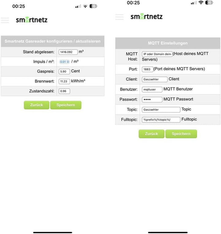 Smartnetz Smart Gas Reader BK4 / BK G4- WiFi mit TASMOTA vorinstalliert | WLAN | MQTT | BK4 Gaszähle