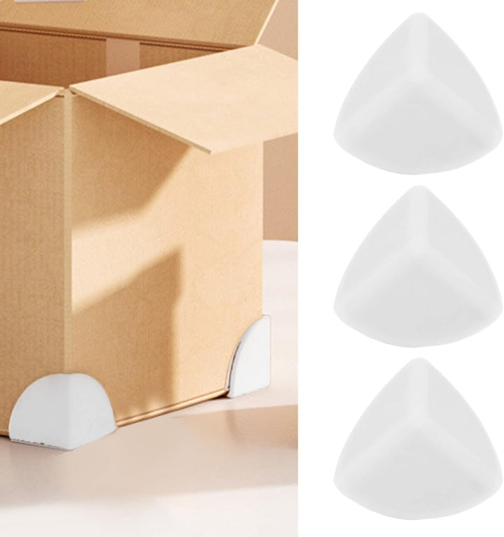 Silikon Eckenschutz für Möbel, 20 Stück in Schwarz und Weiss, 3x3x3 cm, Anti-Kollision Kantenschutz