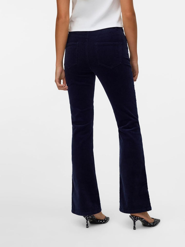 VERO MODA Female Hose VMSIGA Hohe Taille Hose XS / 34L Peacoat, XS / 34L Peacoat
