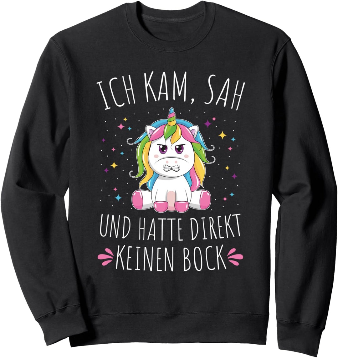Ich kam sah und hatte direkt keinen Bock Sweatshirt