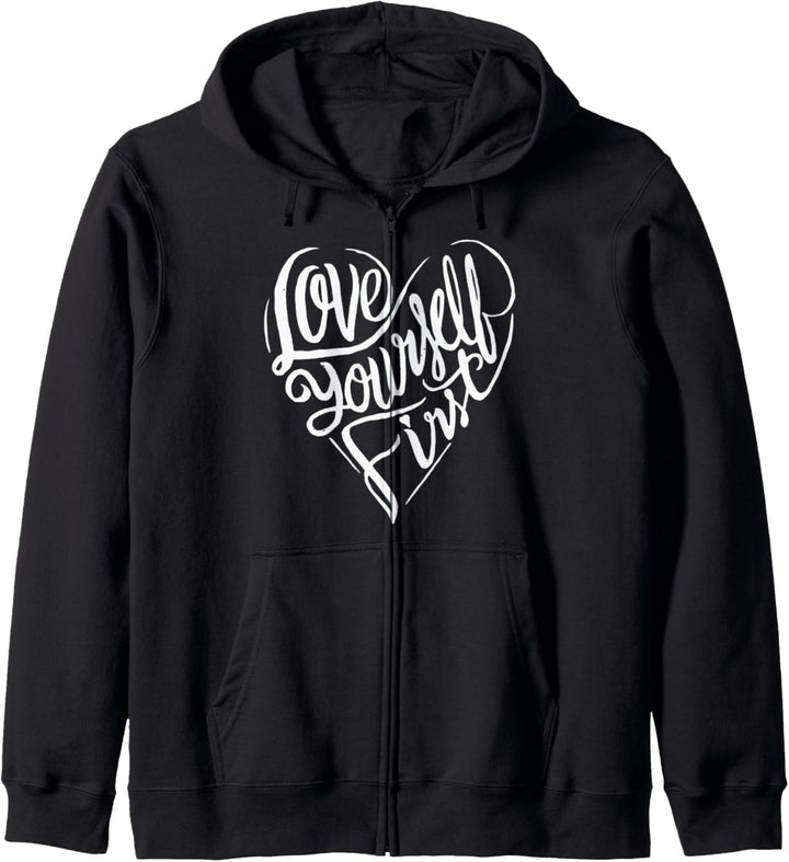 Love yourself first - Heart Kapuzenjacke