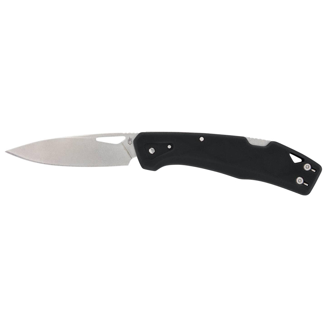 Gerber Taschenmesser mit Gürtelclip, LST, 440A Clip Poin-Edelstahlklinge, Griffschalen aus glasfaser