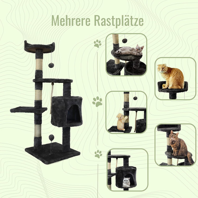 Mobiclinic® Pets, Kratzbaum, Modell Silvestre, Europäische Marke, Grösse: Medium, Zum Klettern, 3 Hö