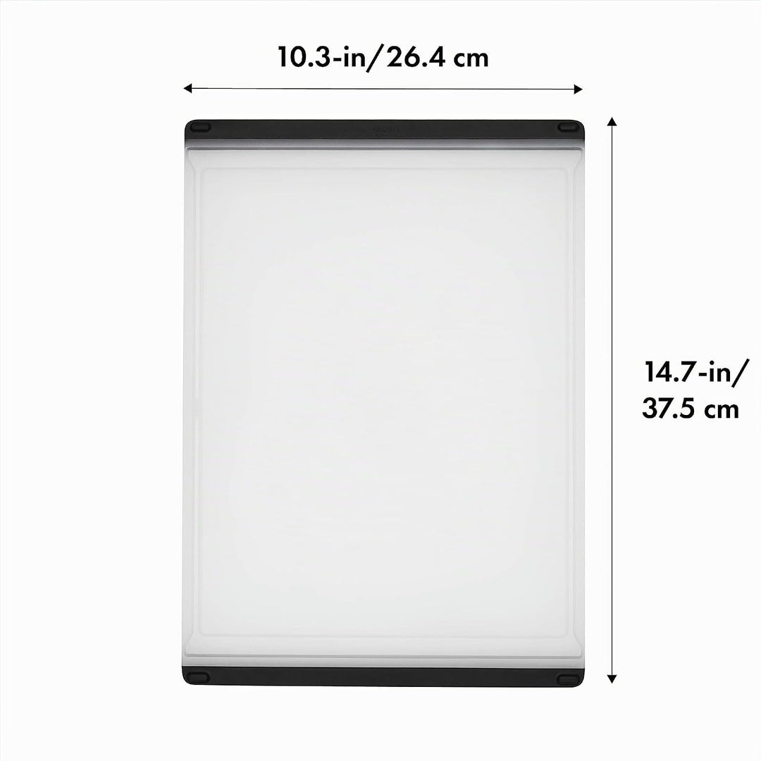 OXO Good Grips Schneidebrett, Kunststoff, 37,3 x 26,2 cm Mehrzweck-Schneidebrett, Mehrzweck-Schneide