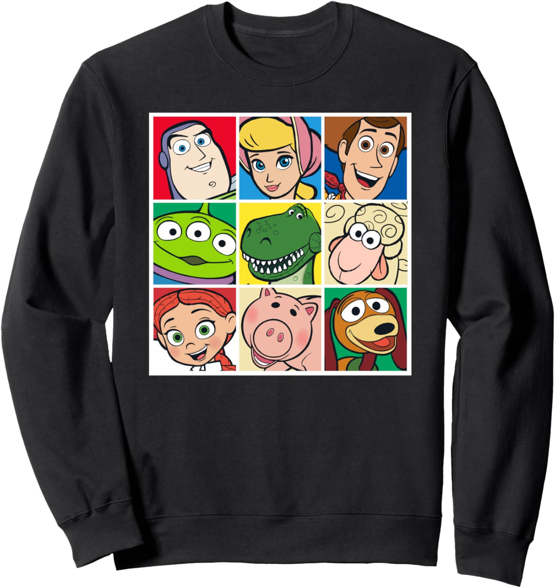 Disney Pixar Toy Story Cast Character Grid Sweatshirt