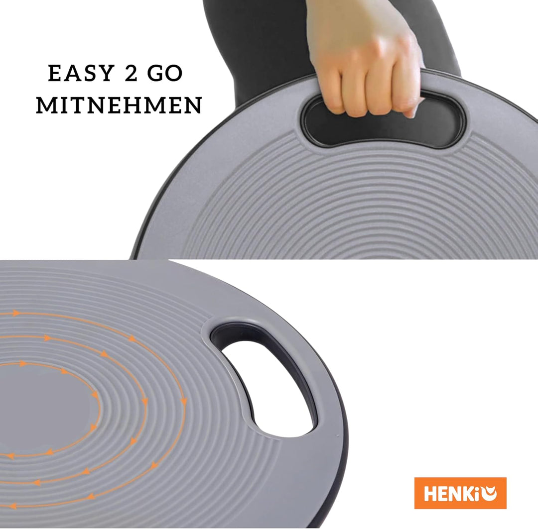 Premium Balance Board inkl. Antirutsch Boden, Hochwertiges Wackelbrett, Stärkt deine Balance, Für Er