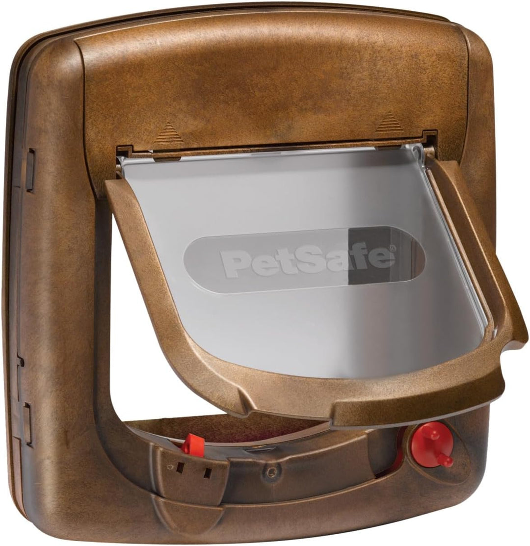 PetSafe Staywell Magnetische Katzenklappe Deluxe, Magnet-Schlüssel gibt nur Ihrer Katze Zugang - häl