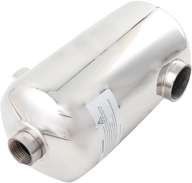 YILIKISS Edelstahl Schwimmbadheizer 28Kw Edelstahl Schwimmbad Wärmetauscher Pool Wärmetauscher 150 L