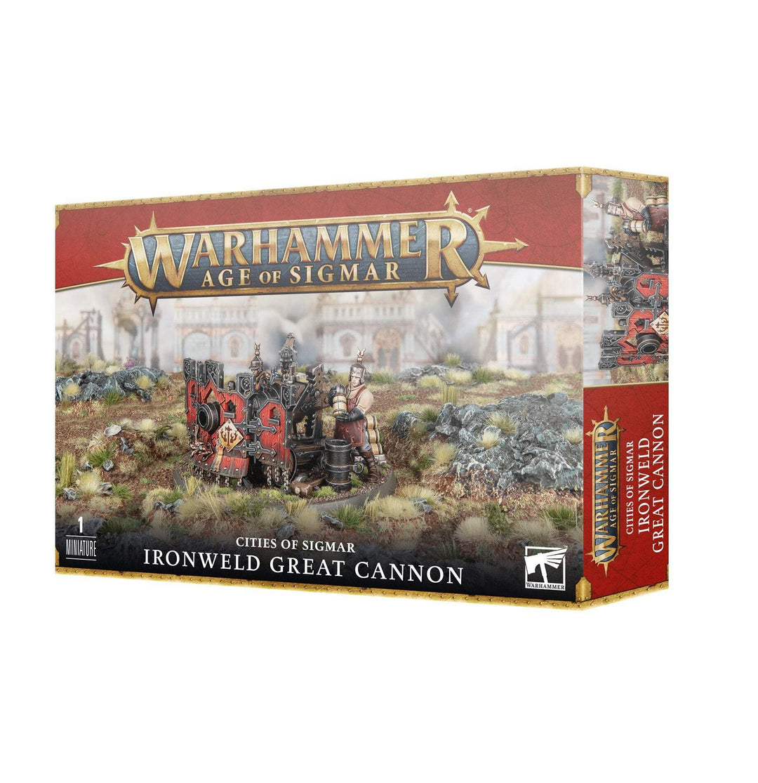 Games Workshop Städte von Sigmar: Ironweld Great Cannon, Schwarz