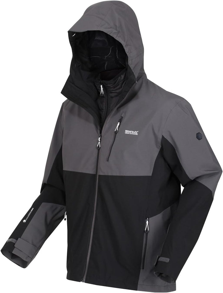 Regatta Herren Wentwood VII S DkGrey/Black, S DkGrey/Black