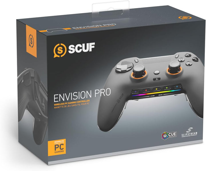 SCUF ENVISION PRO Wireless PC-Nur-Gaming-Controller - Fünf Abnehmbare G-Tasten - Abnehmbare Back-Pad