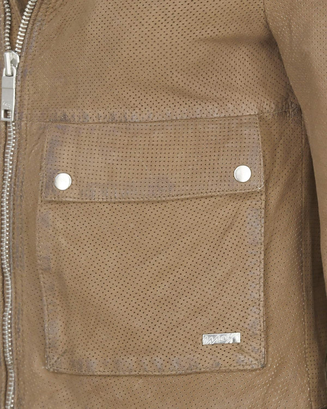 Maze Damen Lederjacke Clermont S beige, S beige