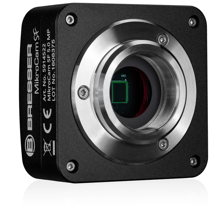 Bresser MikroCam SF 5.0 MP Mikroskopkamera mit Sony IMX335 Sensor, C-Mount, bis zu 26 fps, inkl. Ada